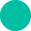 Turquoise circle