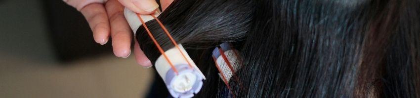 Korean perm process in the hair