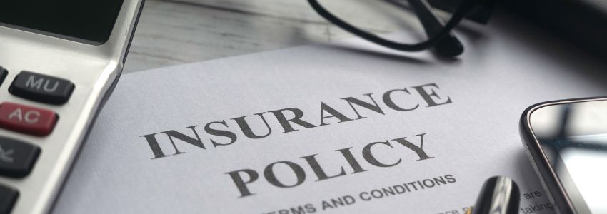 An insurance policy form that states all rules and regulations.